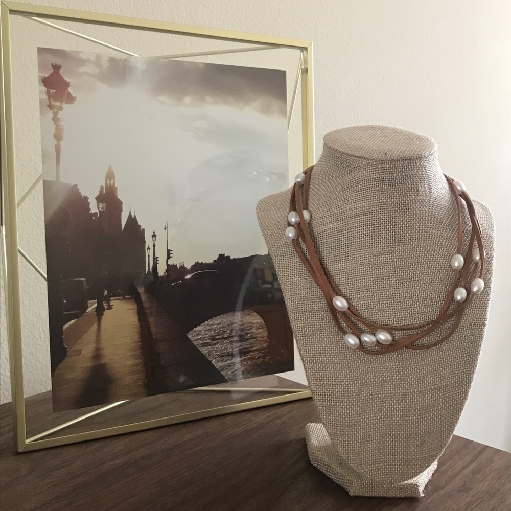 Genuine Australian South Sea pearl & leather - Picture 6 of 8